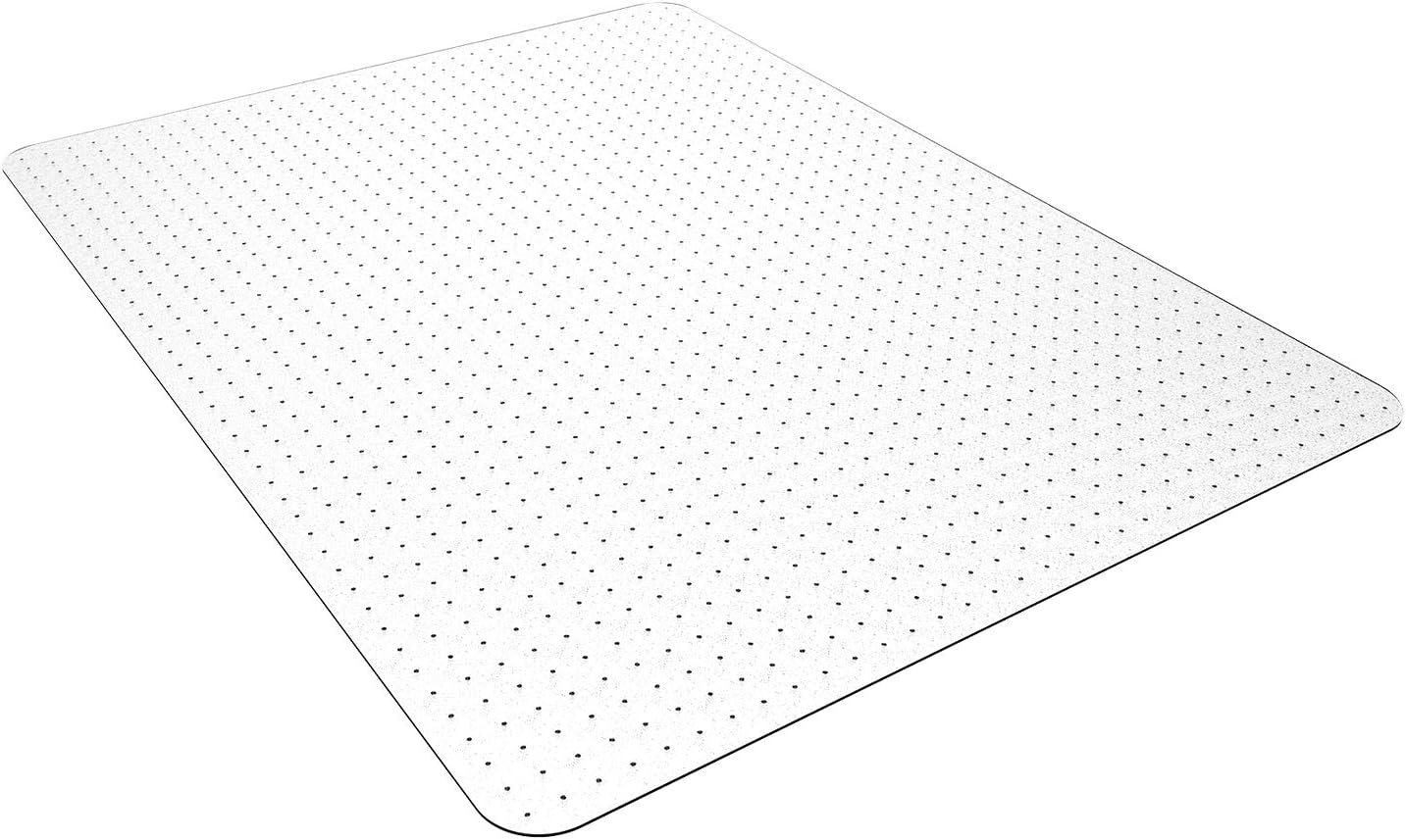 Large Chair Mat for Carpet, Easy Glide Plastic Carpet Floor Protector Mat for Office Chairs for Work & Home