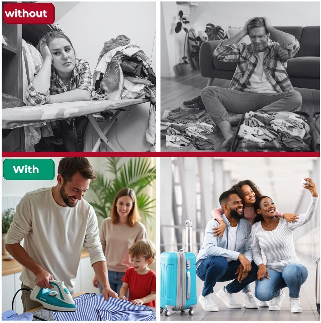 Premium Ironing Mat Heat Resistant Silicone Iron Rest Non Slip Magnetic Portable Ironing Pad Table Top Countertop Quilted Insulating Pad Travel Quilting Cover Scorch Mesh Blanket Over The Door