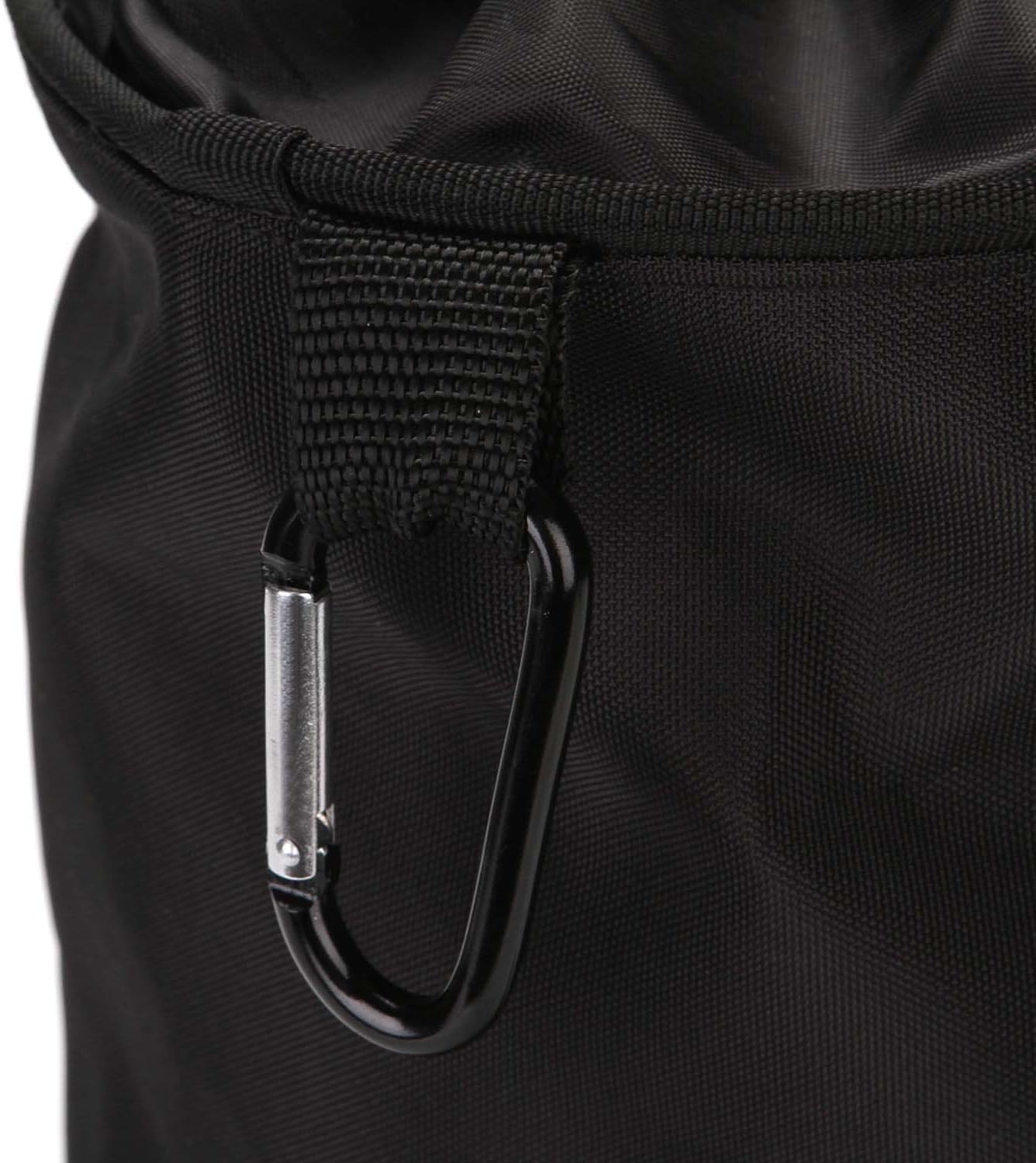 Clothespin Bag Hanging Clothesline Peg Organizer Storage Bags,Dust-proof (black)