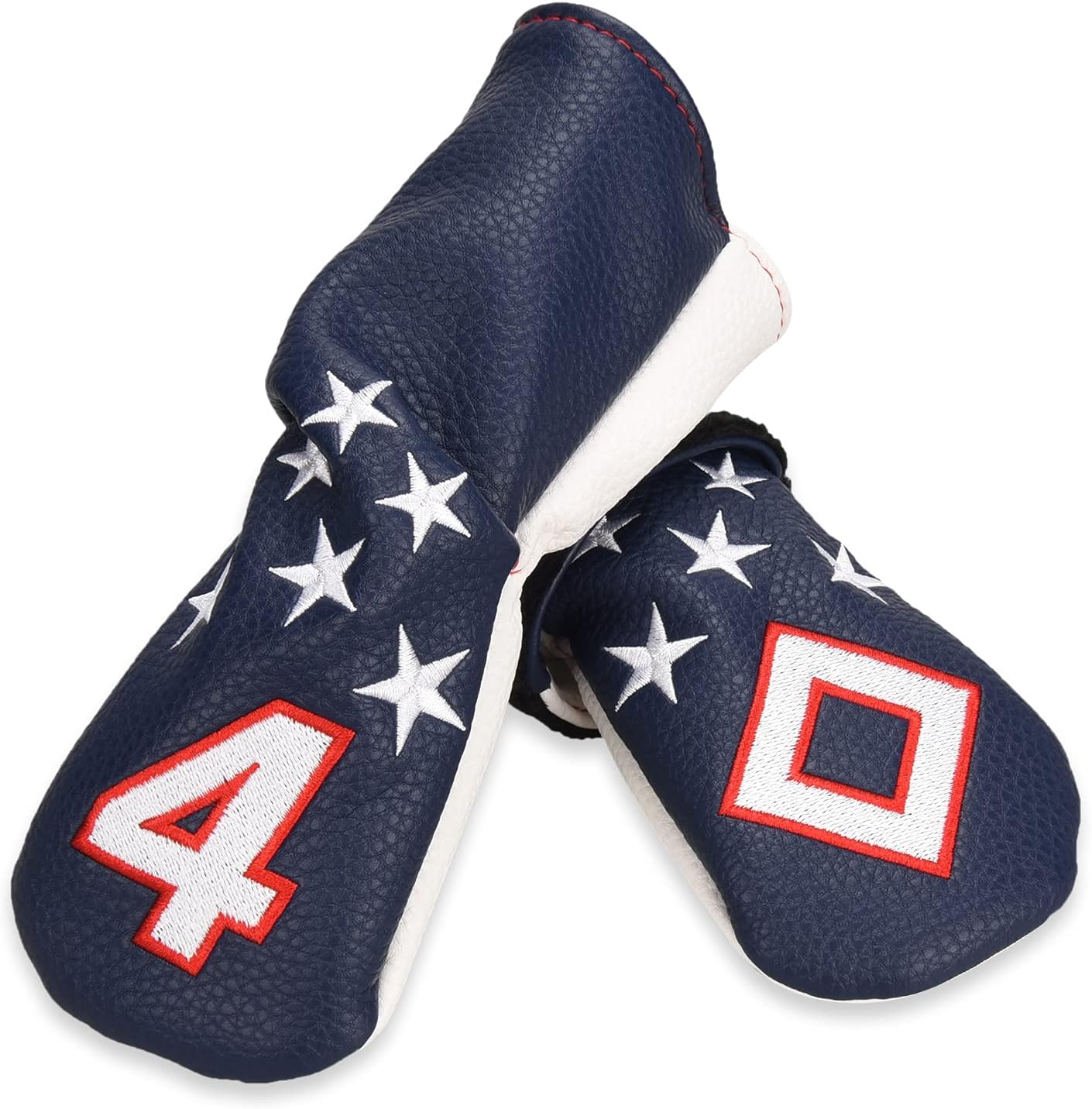 Blue and White Stars Hybrid Iron Head Covers