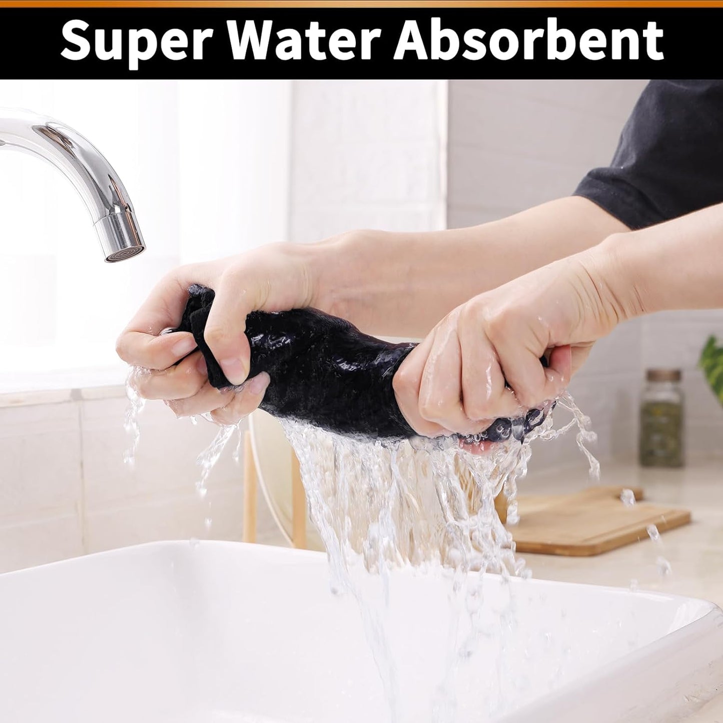 Homaxy 100% Cotton Waffle Weave Kitchen Towels - 8 Pack Soft and Absorbent Dish Towels - 16 x 26 Inches Quick Dry Hand Towels - Multiple Colour