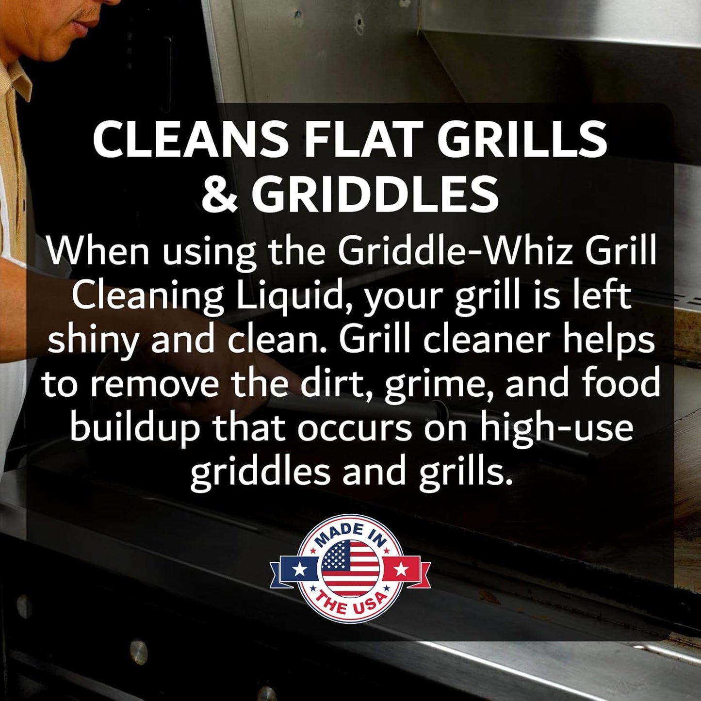 Combo Kit Flat Top Grill Griddle Surface Cleaner, 4-Pack Griddle-Whiz plus Griddles Scraper plus Pumice Stone for Tough Grease & Food Buildups for Griddles & Flat Top Grills