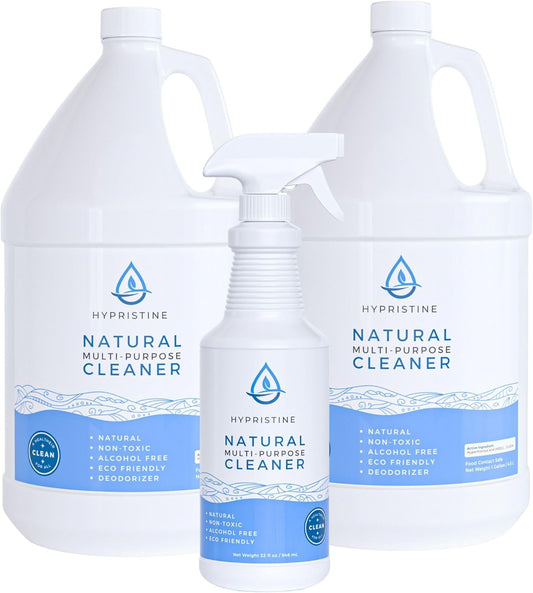 PURE Hypochlorous Acid Spray, Multi-Purpose Cleaner, Superior Shelf Life, 0% Bleach, 0% Alcohol, Food Contact Safe, Eliminate Non-Living Allergens, Remove Pet Odor, Clean Any Surface