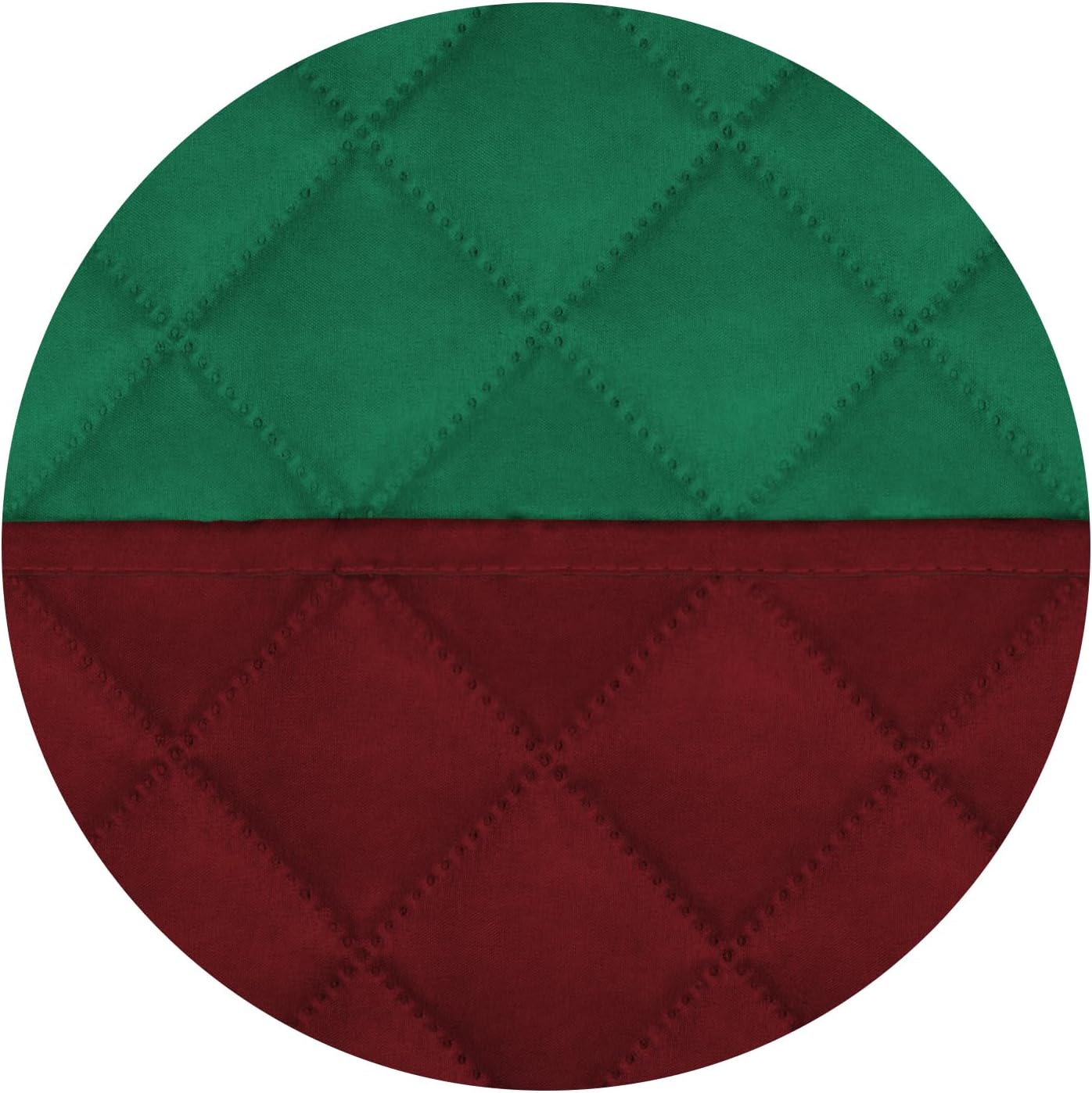 PureFit Reversible Quilted Sofa Cover, Water Resistant Slipcover Furniture Protector, Washable Couch Cover with Non Slip and Elastic Straps for Kids, Pets (Oversized Sofa, Green/Red)