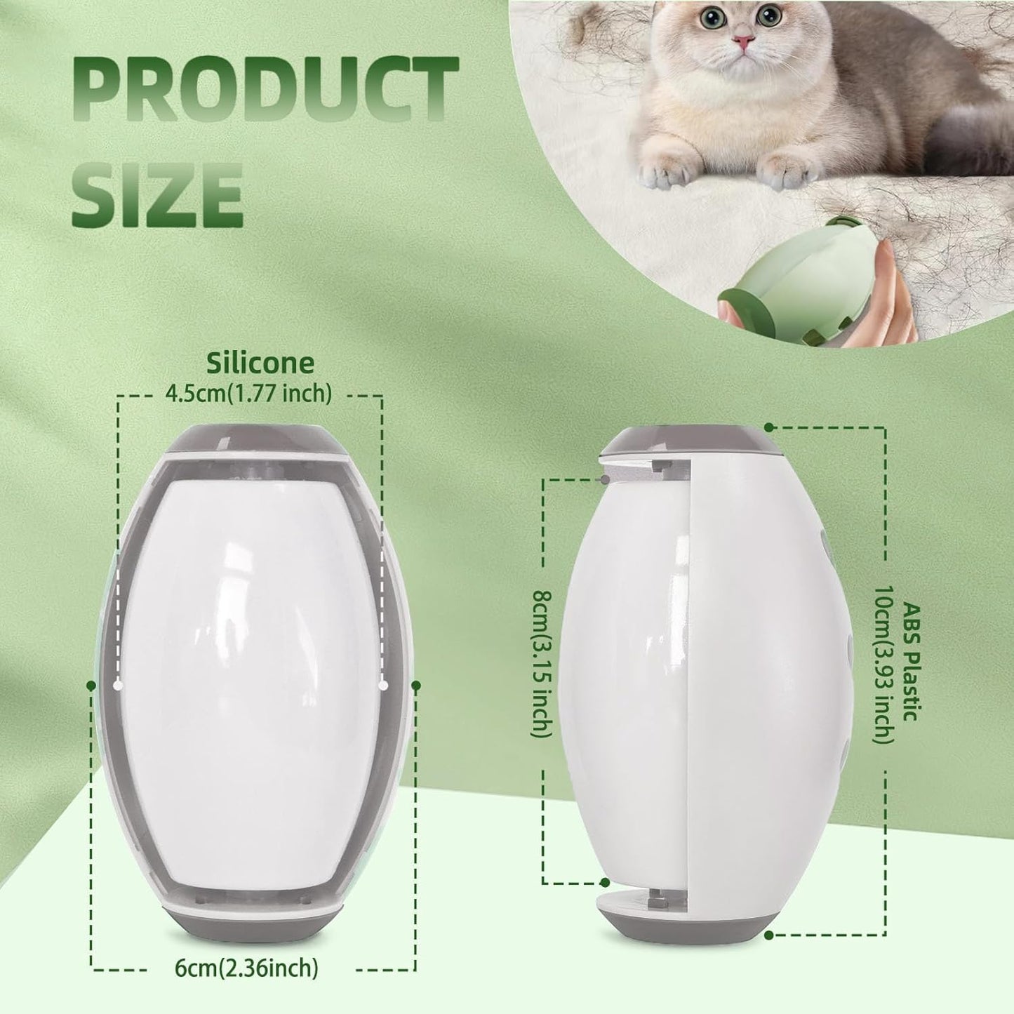 Upgrade Reusable Lint Roller for Pet Hair, Portable Washable Sticky Rollers for Clothes, Super Sticky Home Travel Lint Roller Ball Remover Clothes Plush, Hair, Dust (White)