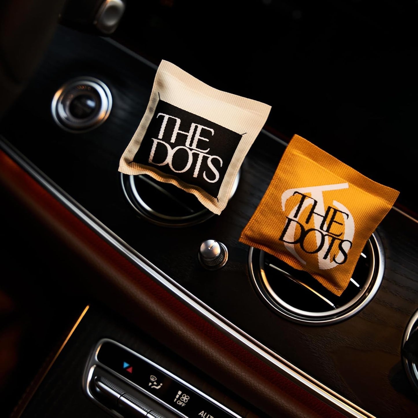 THEDOTS Series 3 Pack Fabric Car Vent Clips Gift Set, 3 Scents, Long-Lasting Scent, Luxury Car Air Fresheners, Universal Clips for SUV Sedan