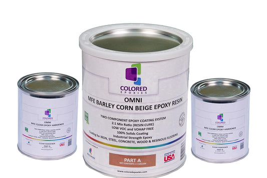 colored epoxies Barley Corn Beige Epoxy Resin for Bar Tops, Table Tops, Wood, Concrete, Epoxy Art & Crafts 1.5 Gallon