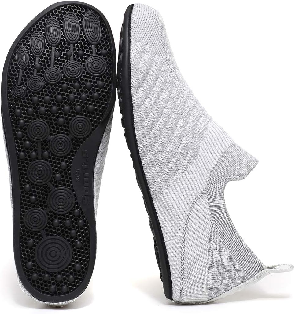 Adult Indoor House Slippers Socks Lightweight Non Slip Grip House Home Shoes for Women Men