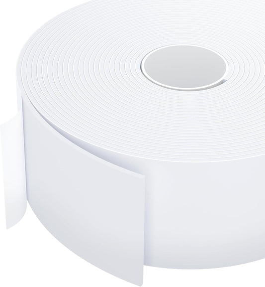 Strong Adhesive Door Weather Stripping,2Inch Wide X 1/13 Inch Thick,Foam Insulation Tape,Air Conditioner Foam,Window Soundproof Weatherproof,Total 33 Feet Long