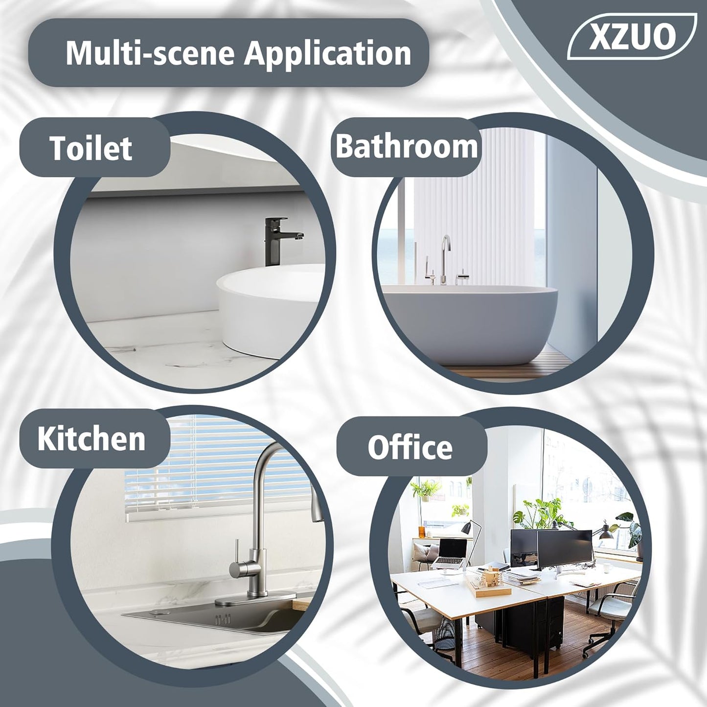 Automatic Soap Dispenser Touchless, 23.7oz/700ml, Rechargeable Liquid Soap Bottle with Motion Sensor for Bathroom & Kitchen