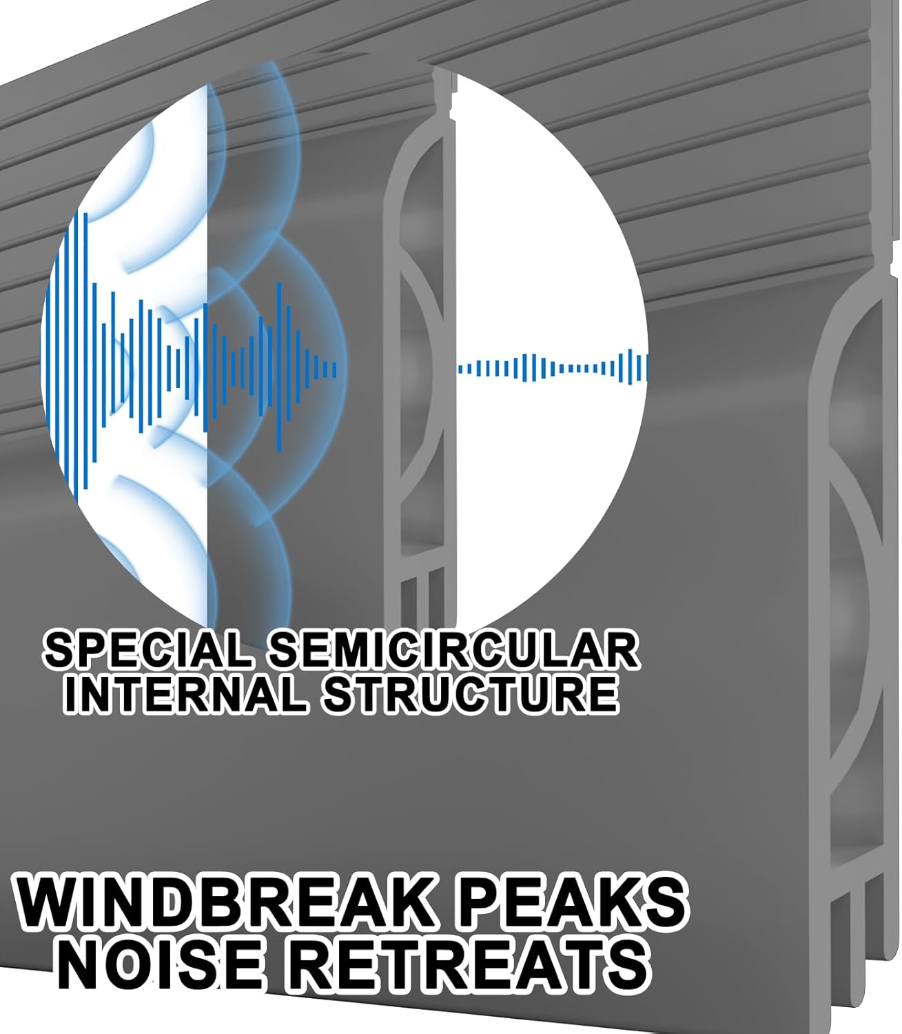 Door Draft Stopper,Door Sweep for Bottom of Doors,Weather Stripping Seal Draft Guard Blocker Noise Cold Air Insulation Soundproofing for Exterior Interior Home Improvement(Grey, 78")