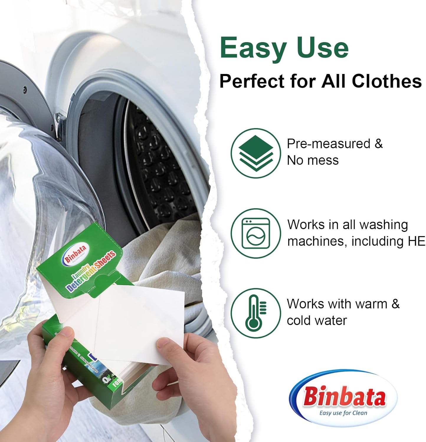 Laundry Detergent Sheets - Up To 128 Loads, Hypoallergenic, Eco-Friendly Forest Scent, Biodegradable, Plastic Free, Liquidless Laundry Sheets Suitable for Sensitive Skin