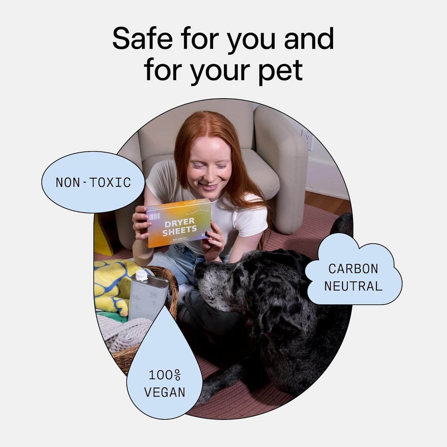 DedCool Dryer Sheets | 01 Taunt | 40 Count | Non-Toxic, Vegan Fabric Softener Sheets | Bergamot, Vanilla & Amber Scent | Gentle on Sensitive Skin | Softens & Freshens | Premium Laundry Supplies