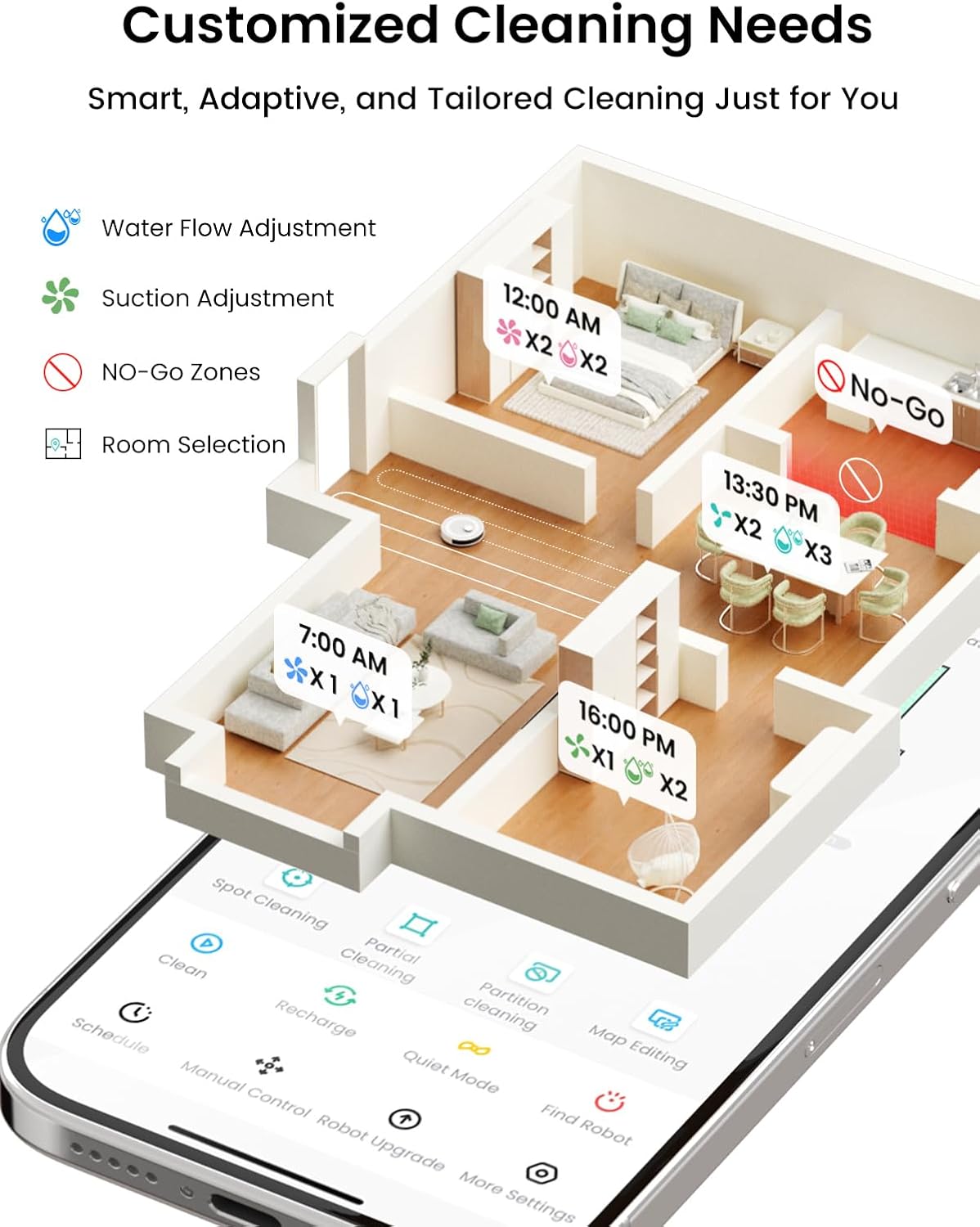 Lefant Robot Vacuum and Mop Combo, 8 Weeks Self-Emptying with Dual Dustbin Options, 6000Pa LiDAR Robotic Vacuum Cleaner with Precision Mapping, 240mins, Carpet Detection, WiFi/App/Alexa, M2S Pro