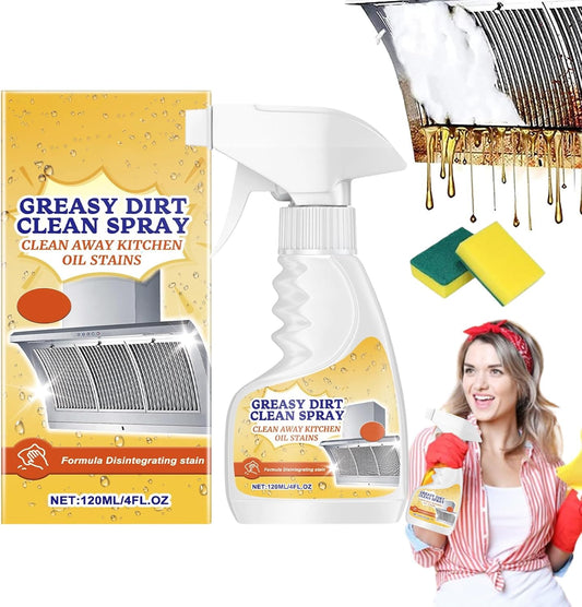 Multifunctional Powerful Kitchen Foam Cleaner, Rotateepic Foam Cleaner, Greasy Dirt Clean Spray, All-Purpose Heavy Duty Degreaser Cleaning Spray for Oven, Stove and Range Hood (1pcs)