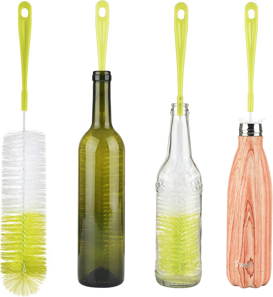 ALINK 16 inch Long Bottle Brush Cleaner for Washing Wine/Beer/Sport Well/Thermos/Glass, Hummingbird Feeder and Long Narrow Neck Sport Bottles