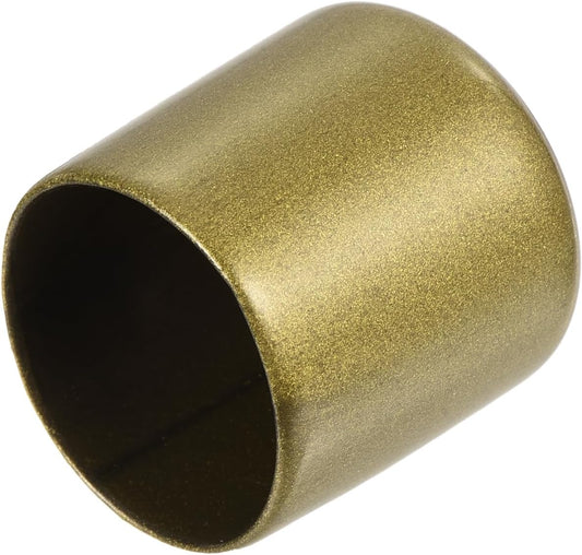 uxcell 20pcs Rubber End Caps 27mm ID Vinyl Round Tube Bolt Cap Cover Thread Protectors Gold