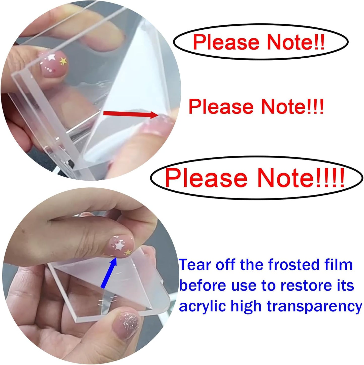 PMMASTO Adhesive Acrylic Spice Rack Organizer for Wall with Nano Double Sided Tape, Spice Shelf Organization for Kitchen Cabinet Door/Pantry Door, Wall Mount Seasoning Rack (Clear-2 Pack)