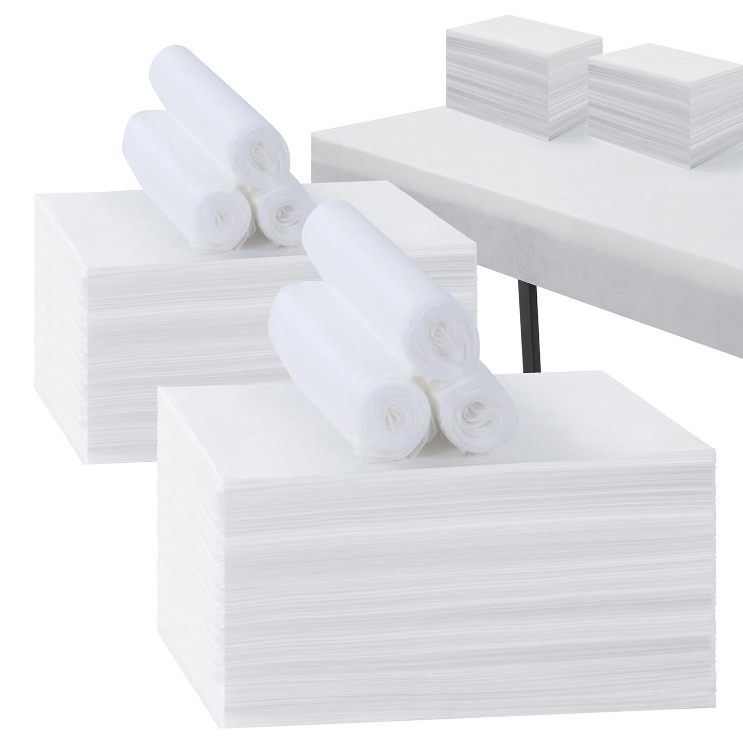 200 Pcs Disposable Bed Sheets 31" x 71" Massage Table Sheets Non Woven Fabric SPA Bed Cover Breathable for Massage Beauty Tattoos