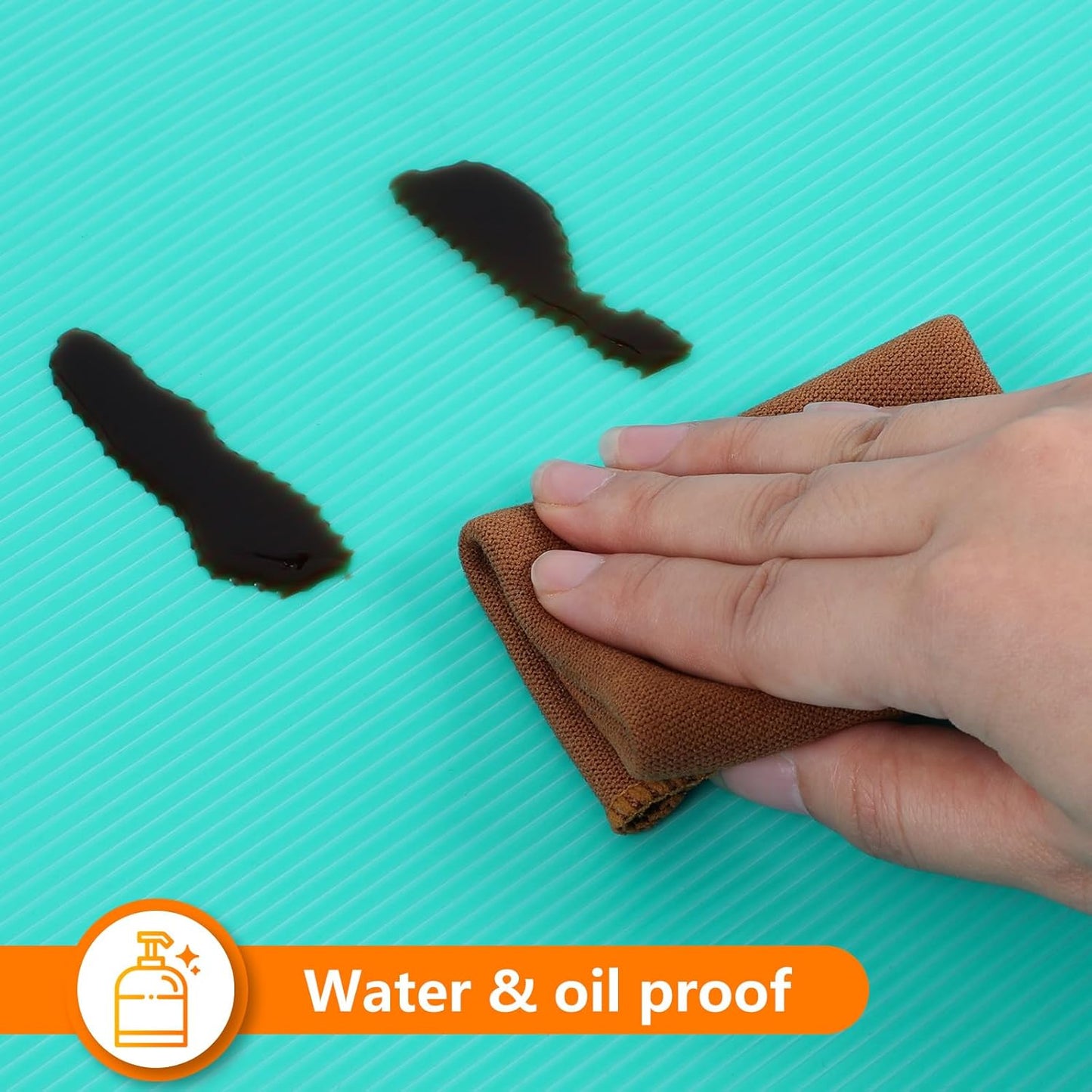 Shelf Liners for Kitchen Cabinets Drawer Liner Non Adhesive Cupboard Mat EVA Material Waterproof Refrigerator Mats Washable Fridge Liner for Cupboard and Desks Liner Blue 11.8 x 118 Inches