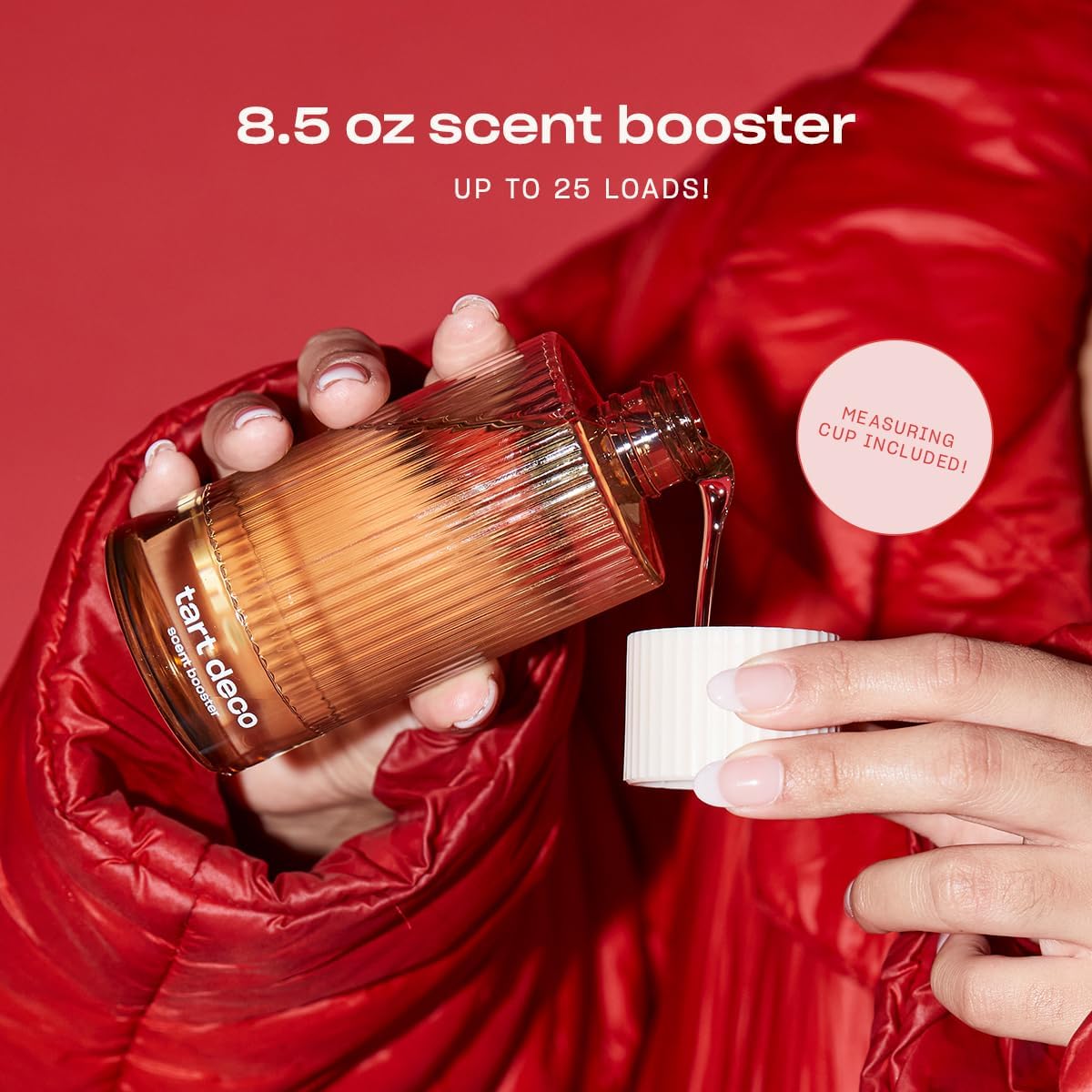 Snif Tart Deco Scent Booster, Juicy, Sophisticated Cherry Scent, 25 Loads, Non-Irritating to Skin, Clean, Non-Toxic, Vegan, Cruelty Free, 8.5oz