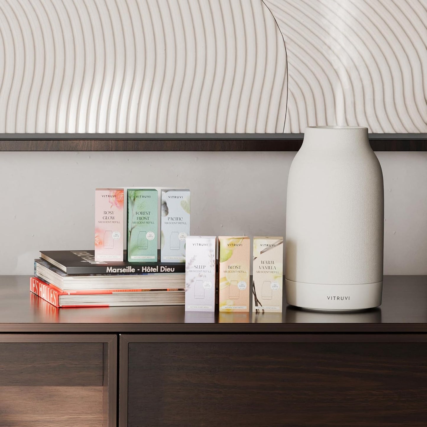 Forest Frost Scent Refill for Air Diffuser – Woodsy Blend with Fir, Cedarwood & Pine – Waterless Oil, 1 fl oz – Crisp, Fresh Aroma for Calm & Clarity