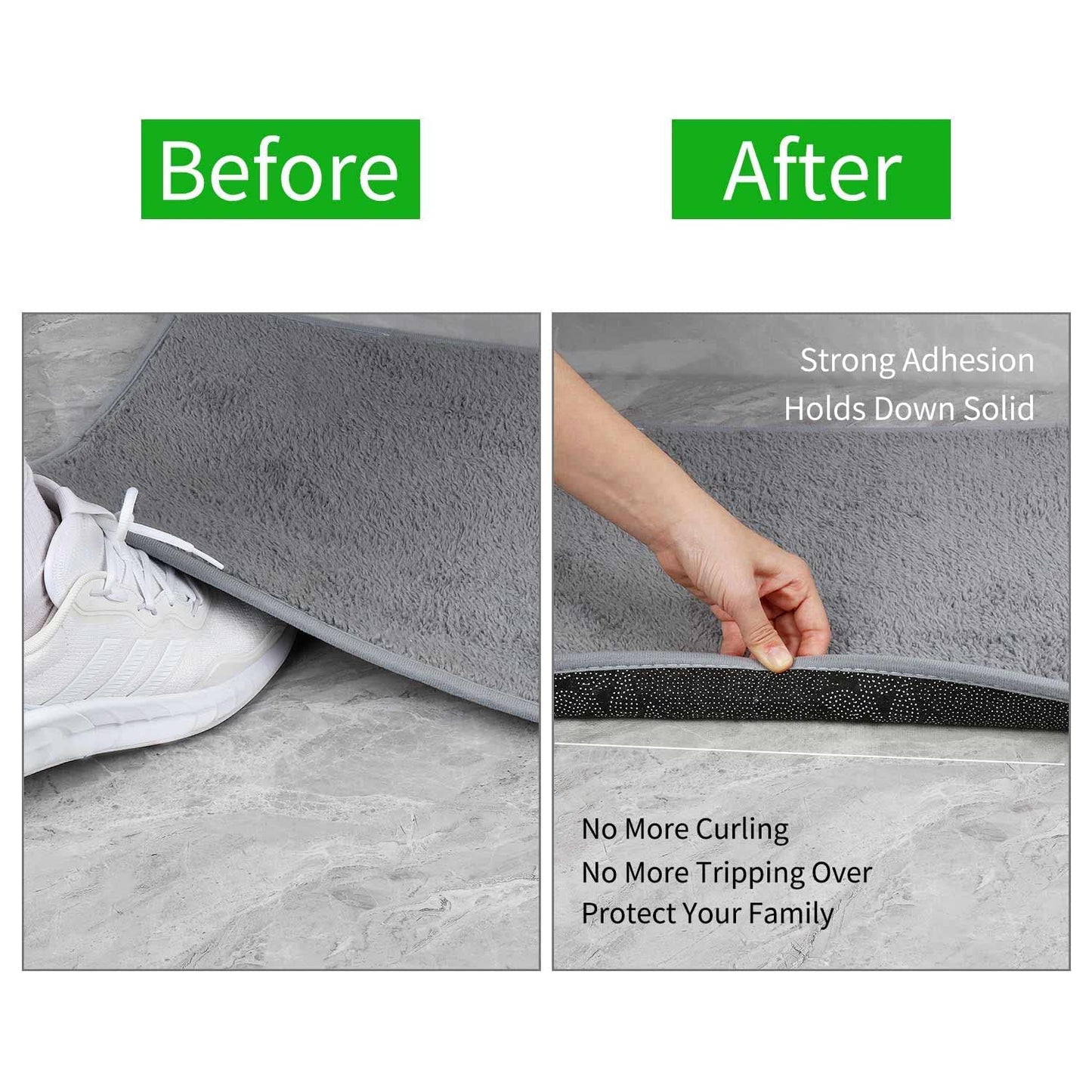 2Pack Double Sided Tape Heavy Duty, 2in x 66FT (132FT Total), Super Sticky Resistente Clear Tape, Universal High Tack Strong Wall Adhesive with Fiberglass Mesh,Easy Use Mounting Tape