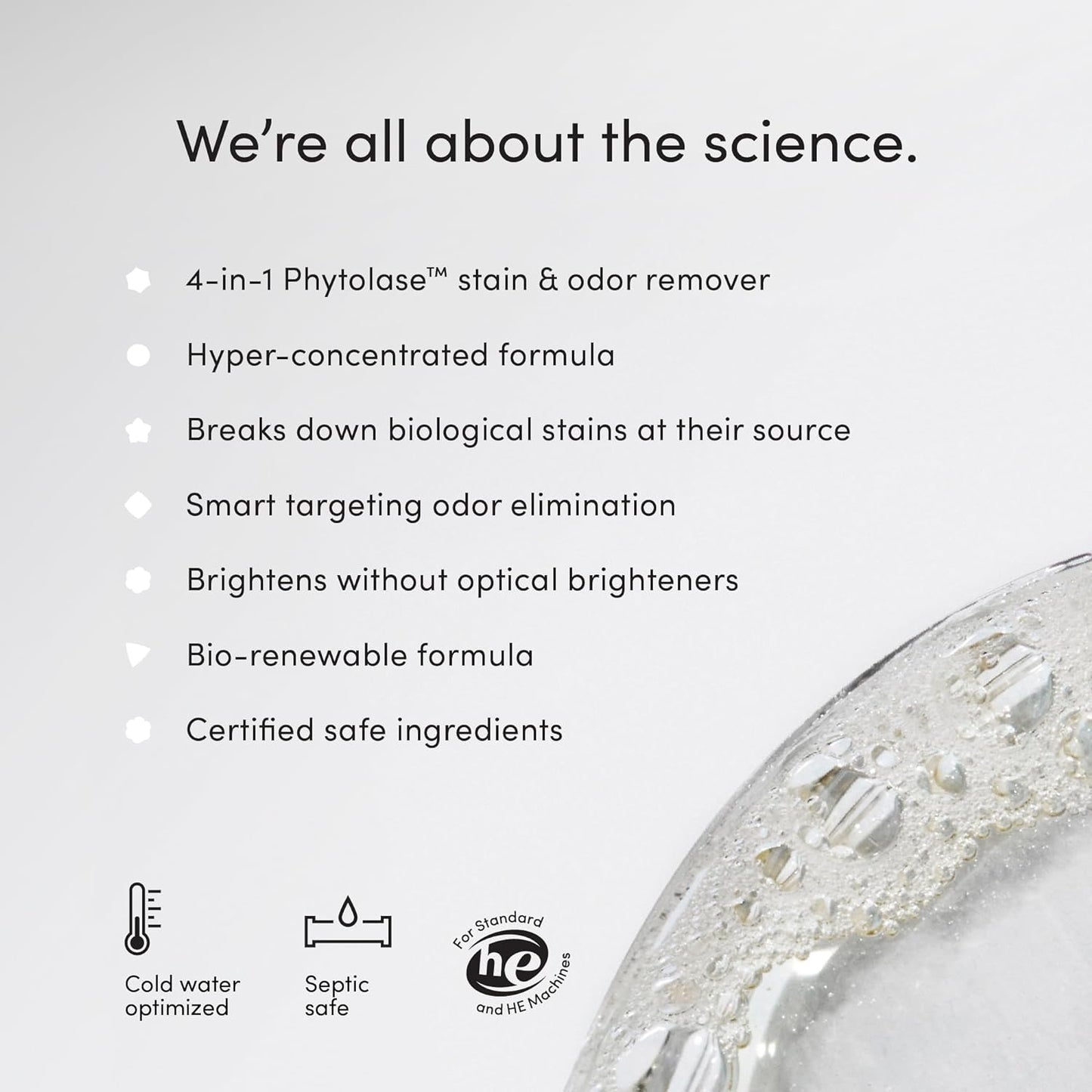 Dirty Labs | Scent Free | Bio Enzyme Laundry Booster | 48 Loads (1 lb) | Hyper Concentrated | High Efficiency & Standard Machine Washer | Nontoxic, Biodegradable | Stain & Odor Removal Enzyme Booster