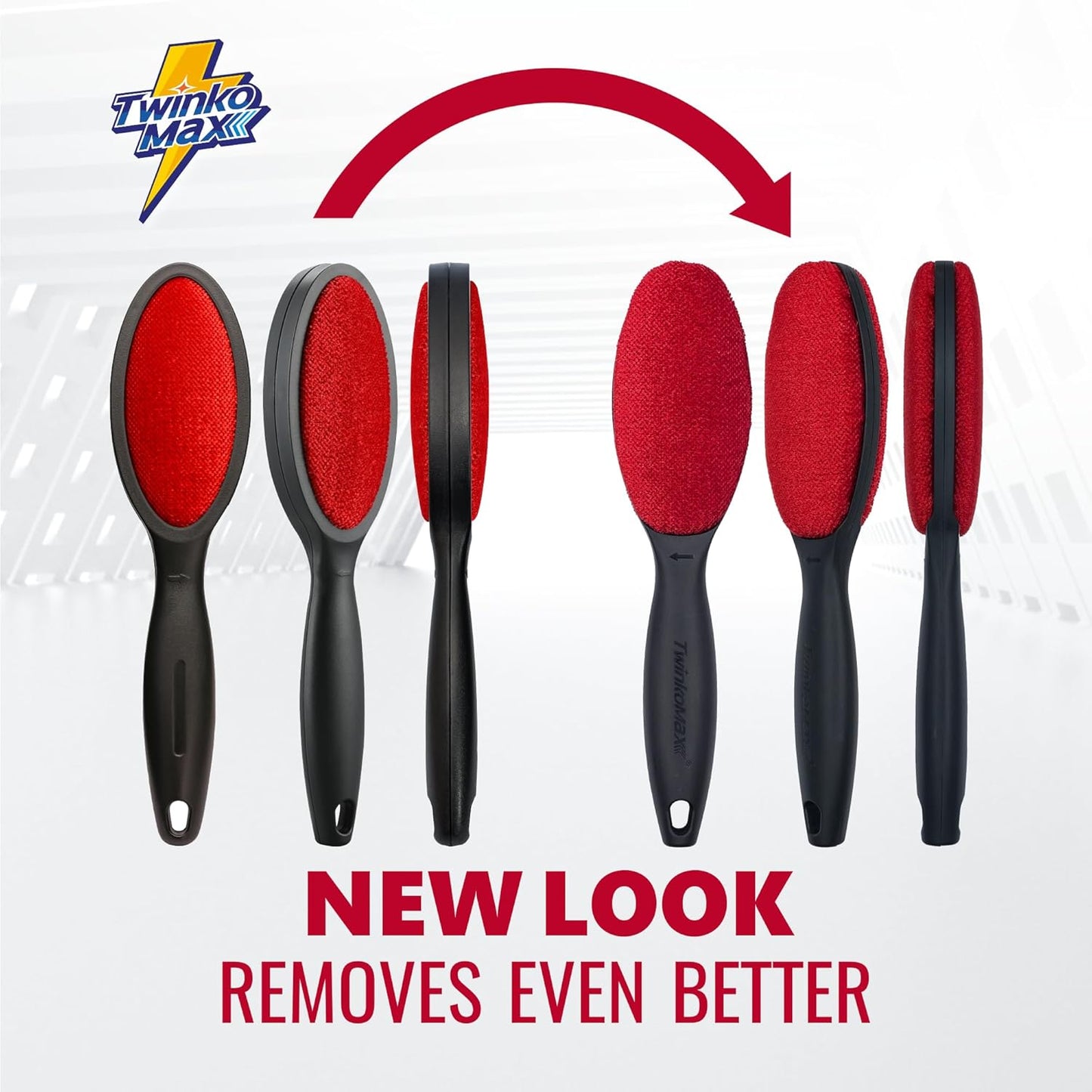 Lint Brush, Lint Remover, Pet Hair Remover, Clothes Brush, Magic Lint Remover Brush, Sheet and Carpet Cleaning Brush, 2-Sided and Reusable, No Need Lint Roller Refill.