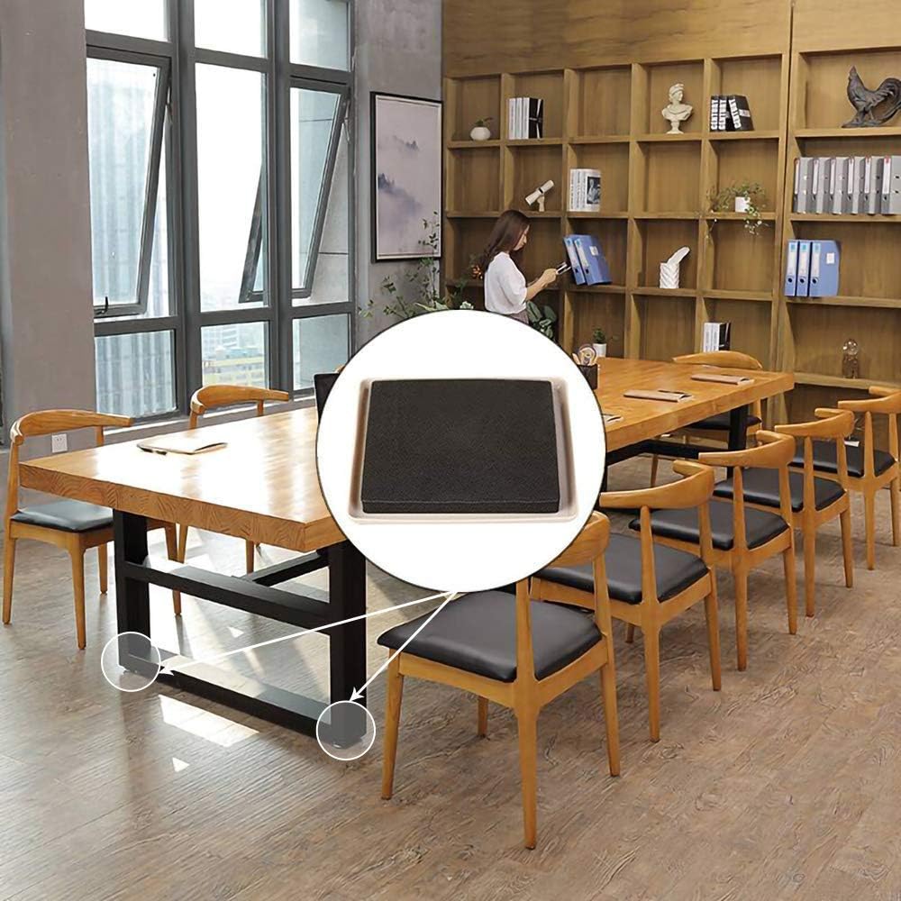 Ezprotekt 8 Pack Reusable Large Furniture Movers Sliders for Carpet, 5" Square Furniture Moving Pads, Carpet Sliders for Heavy Sofa Bed Couch Fridge, Furniture Glides Easily and Quickly (Beige)