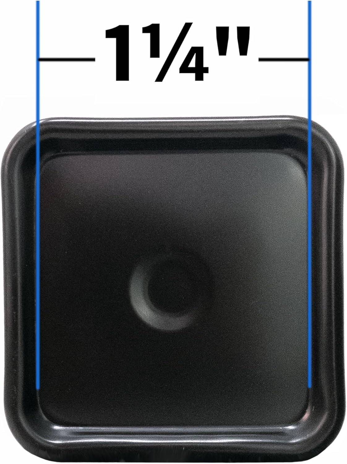 softtouch 1 3/4" Square Carpeted Bottom Furniture Caster Cups, Protect Hardwood Floors, Brown/Grey (12 Pack), 4292495N