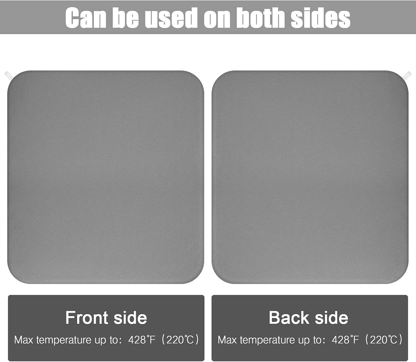 3 Pcs Heat Press Mats Compatible with Easypress 2 / Easypress Easy Press Mat Protective Resistant Double Sides Applicable Ironing Insulation for HTV Iron on Projects(Solid Pattern)