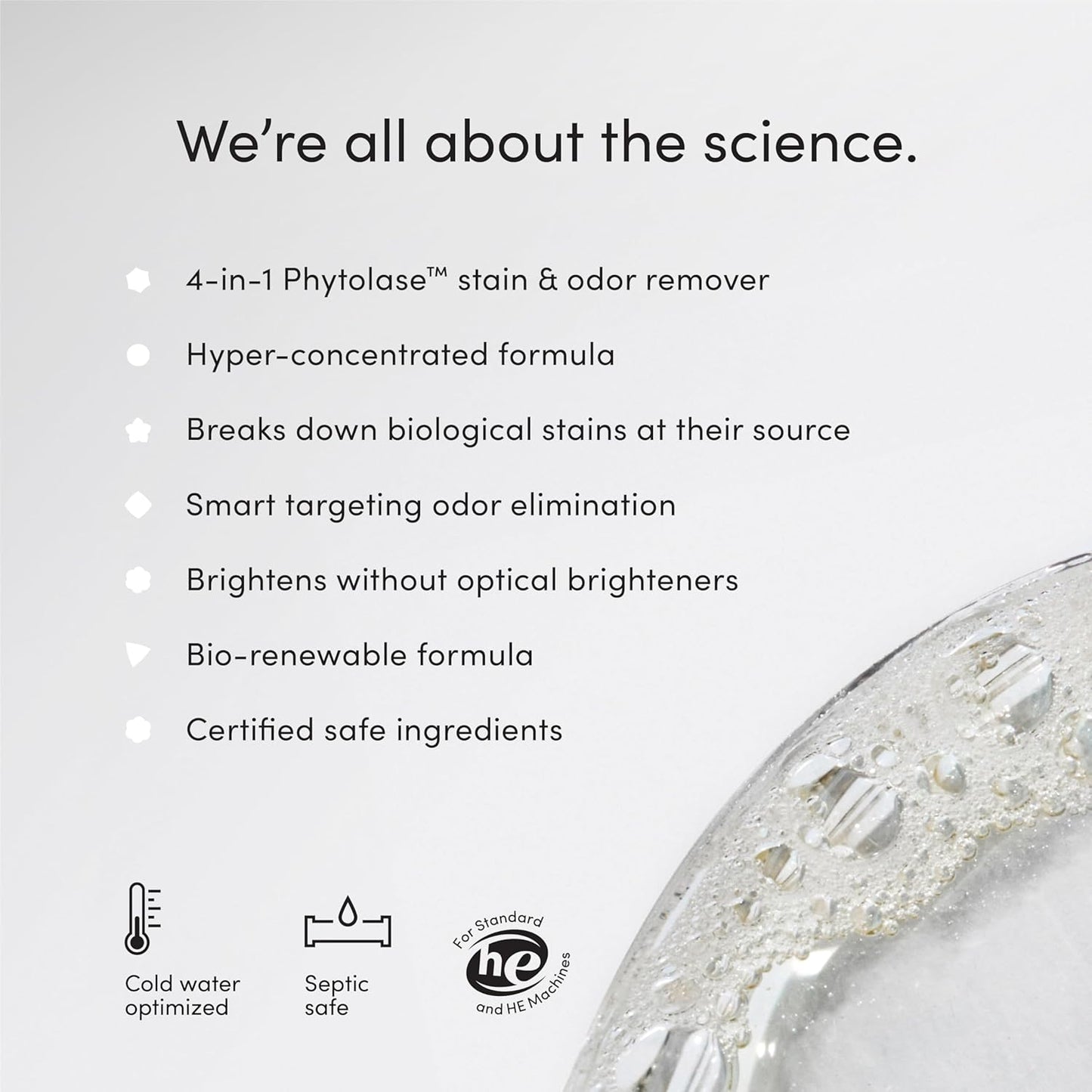 Dirty Labs | Scent Free | Bio Enzyme Laundry Booster | 2-Pack = 96 Loads | Hyper Concentrated | High Efficiency & Standard Machine Washer | Nontoxic, Biodegradable | Stain & Odor Removal Booster