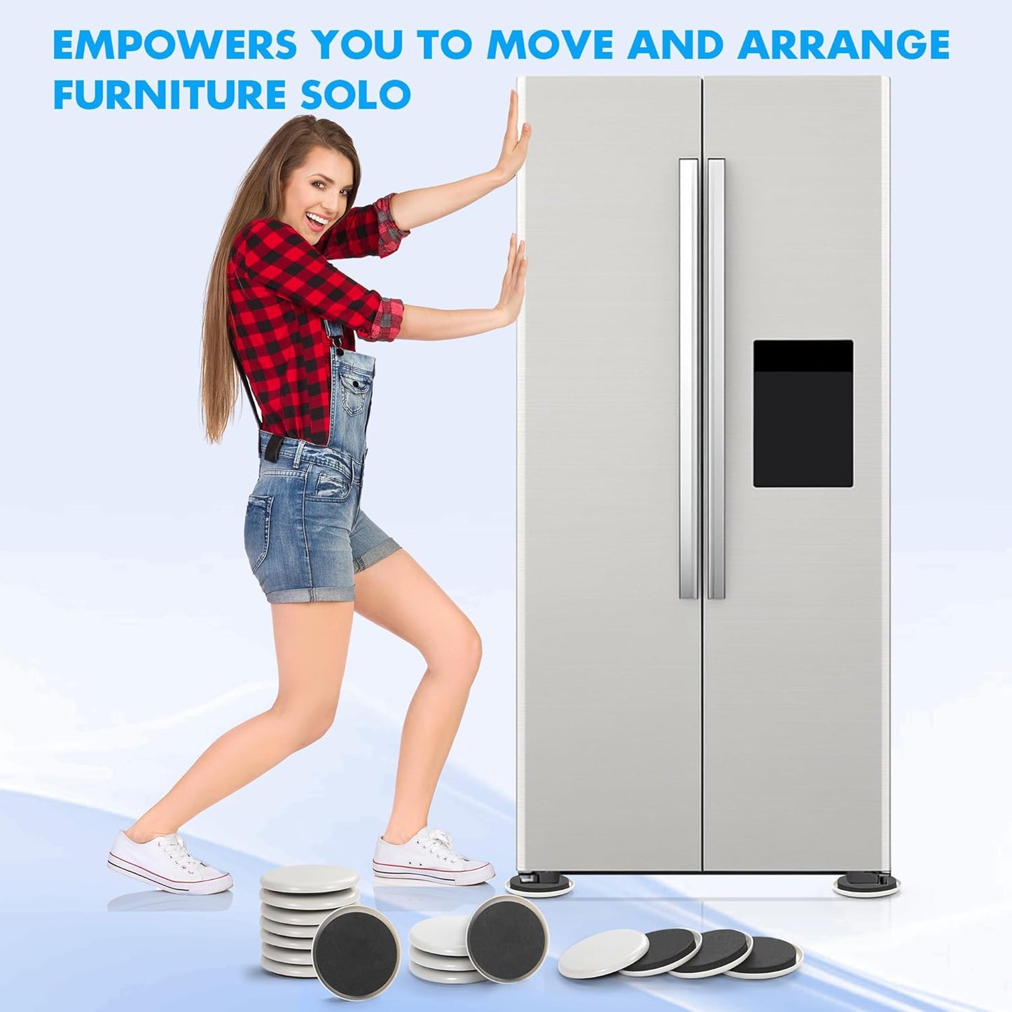 Furniture Lifter Tool, Appliance Lifter, Save 80% Effort, Lift Up to 400 Pounds Heavy Items, Furniture Lifter Jack for Heavy Furniture Appliance, Safely and Easily Lifting Furniture and Appliances