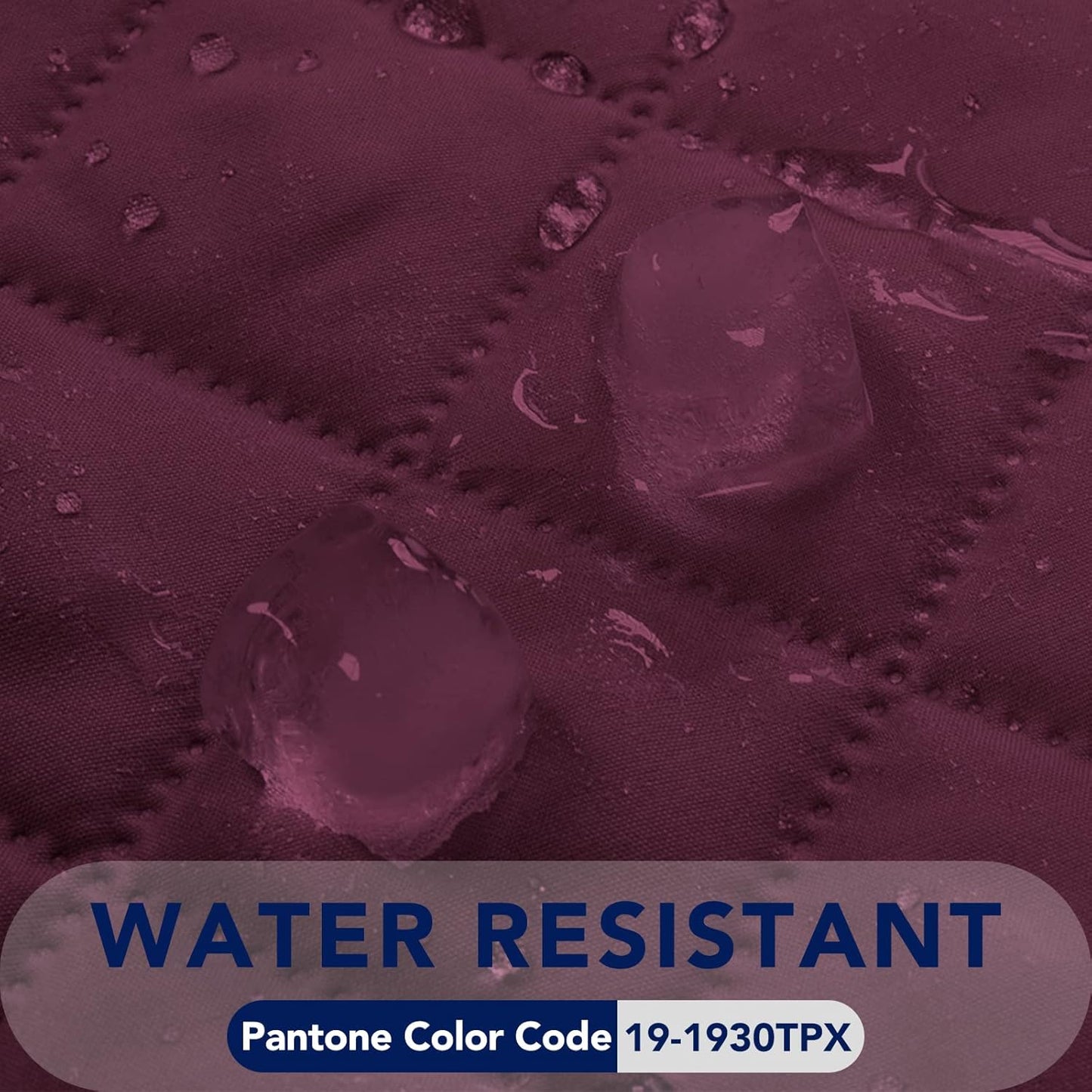 PureFit Reversible Quilted Recliner Sofa Cover, Water Resistant Slipcover Furniture Protector, Washable Couch Cover with Elastic Straps for Kids, Dogs, Pets (Small, Wine/Beige)