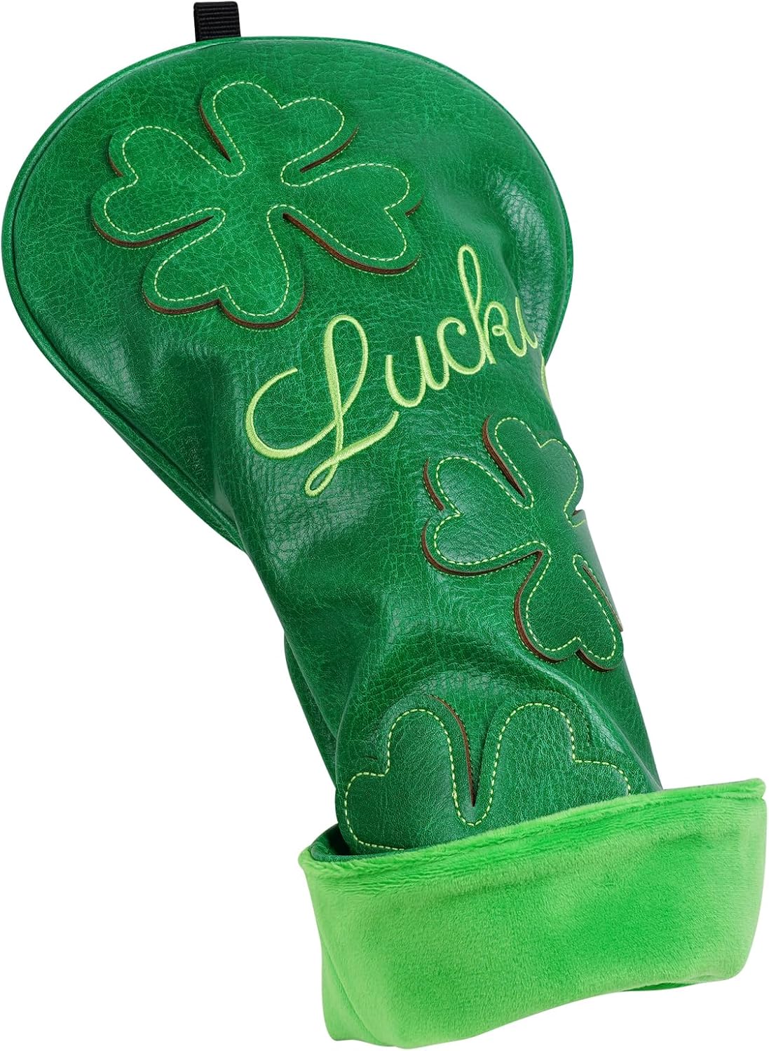 Golf Headcovers Golf Club Head Covers Four Leaf Clover Good Luck Charm - Clover Style Premium Leather Driver Fairway(FW) Wood Hybrid(UT) with Number Tags