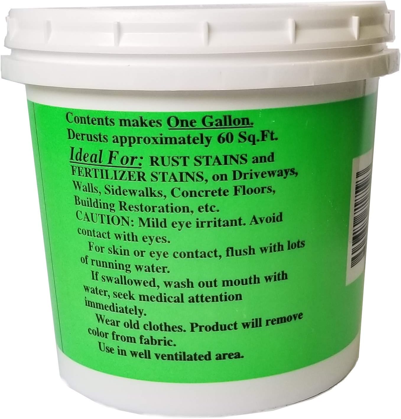 Rust Remover for Concrete (22 oz makes one gallon)