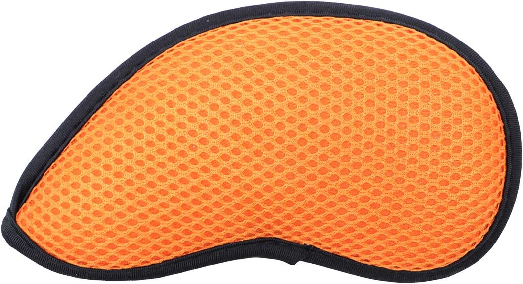 Montela Golf Iron Covers,Golf Iron Head Covers Mesh Golf Iron Covers Set 10pcs Golf Iron Headcovers,Golf Club Head Covers for Iron with Magic Tape Fit Most Brand 4-9 APSX