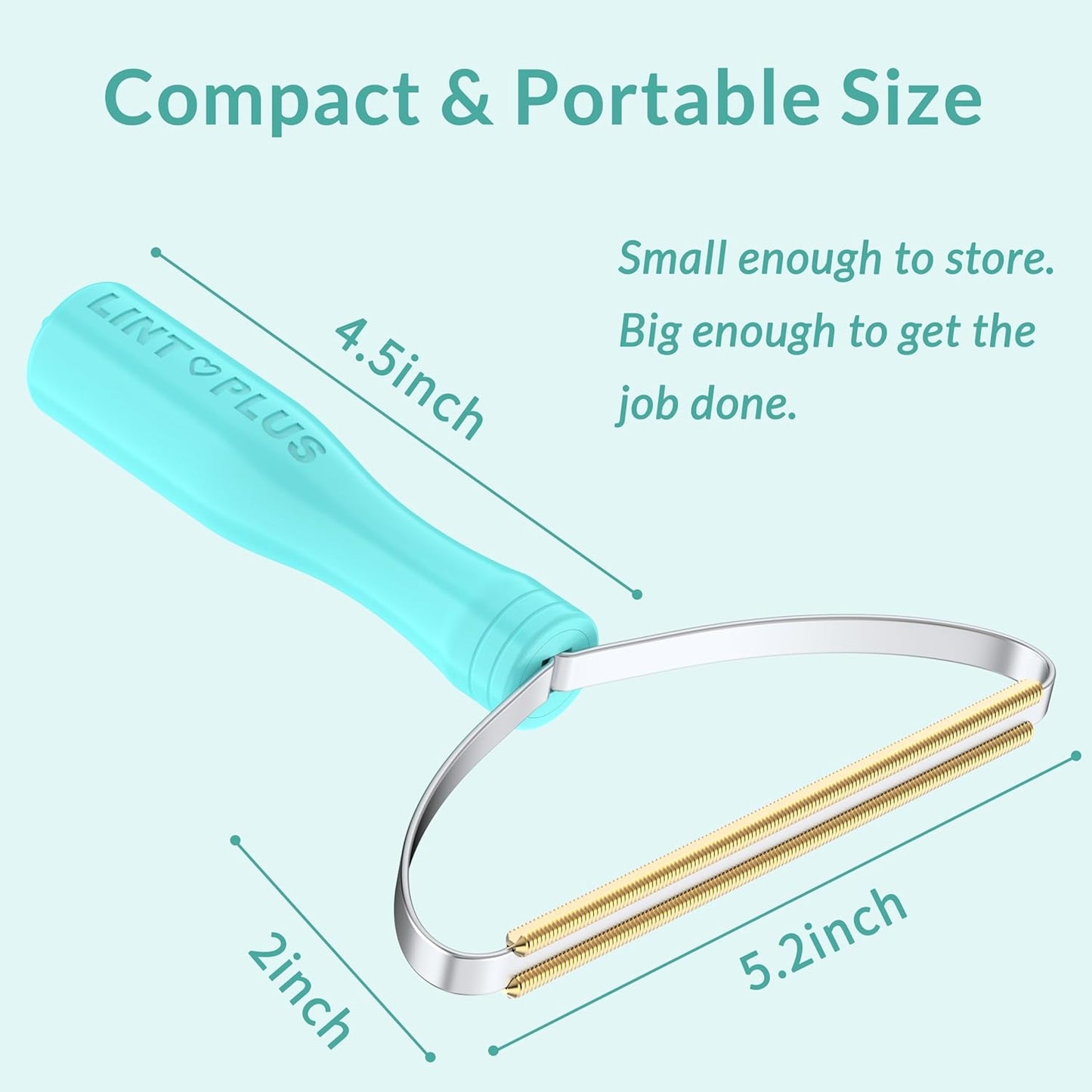 Deep Cleaner Pro Pet Hair Remover-Special Cat Hair Remover Multi Fabric Edge and Carpet Rake Scraper by LINTPLUS-Dog Hair Remover for Rugs,Couch & Pet Towers-Easy to Every Hair!