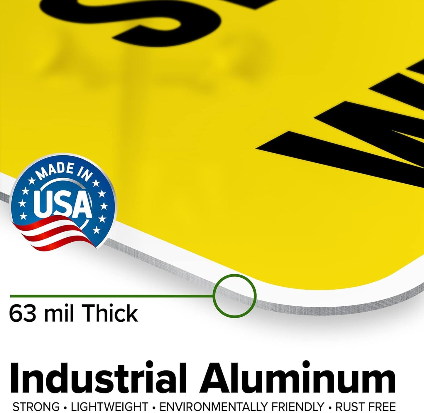 Caution Slippery When Wet Sign or ICY Sign, 24"x30" .063 Aluminum, Indoor/Outdoor Use, USA MADE By My Sign Center