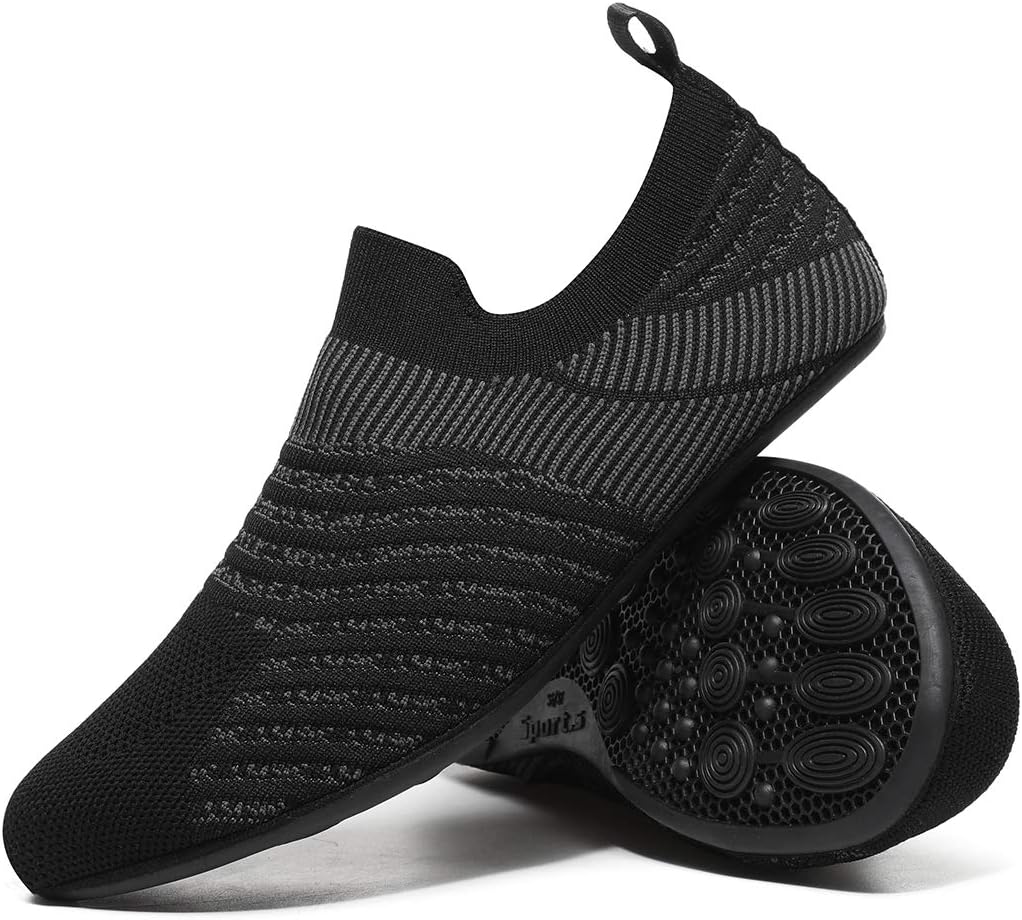 Adult Indoor House Slippers Socks Lightweight Non Slip Grip House Home Shoes for Women Men