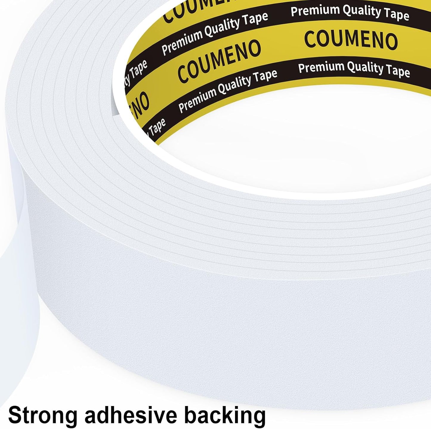 EVA Single-Sided Adhesive White Foam Tape, Single-Sided Sealing Strip Foam Pad Sponge Tape Window Weatherproof, Self-Adhesive Insulation Sealing Tape (White) 1.2inX9.84FT