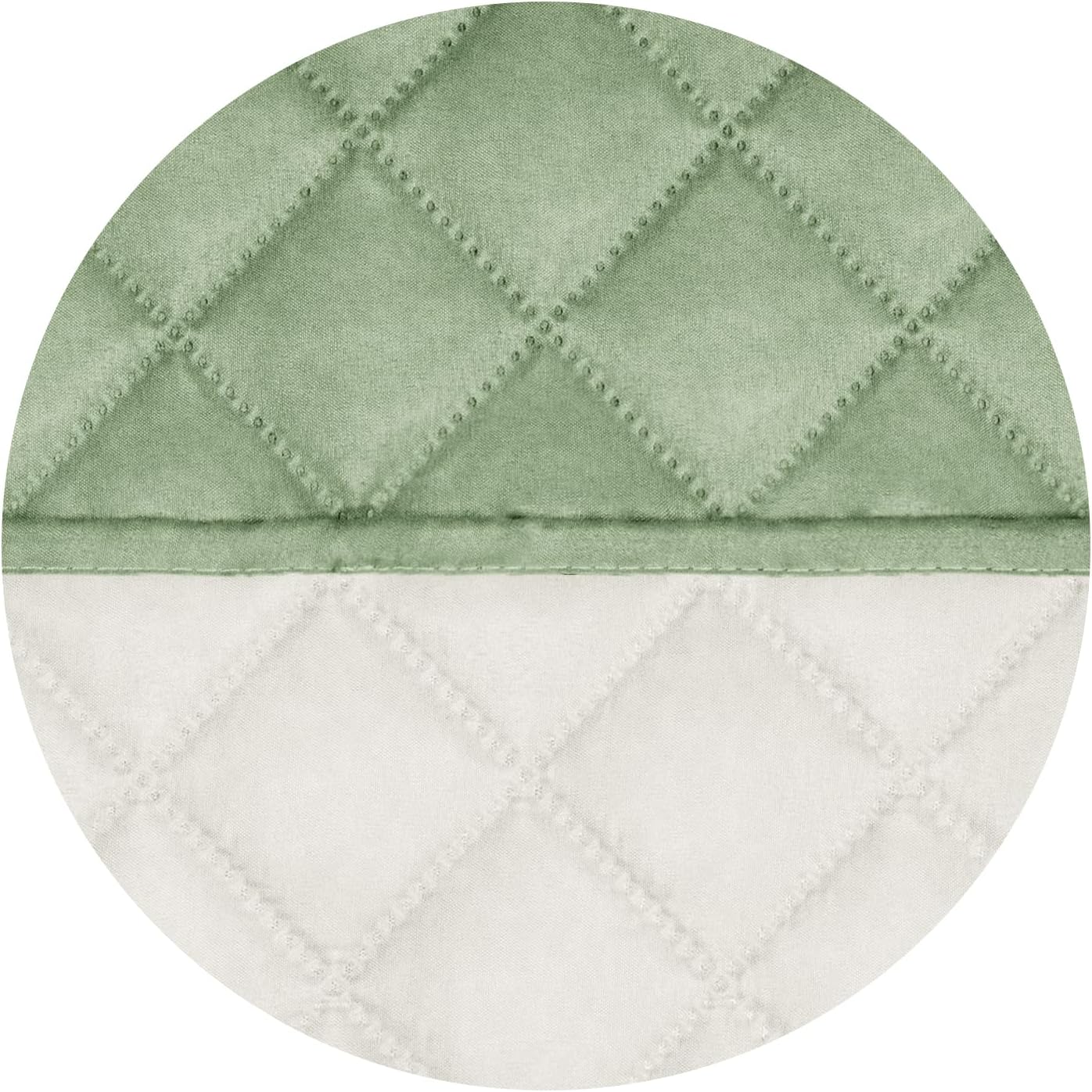 PureFit Reversible Quilted Sofa Cover, Water Resistant Slipcover Furniture Protector, Washable Couch Cover with Non Slip and Elastic Straps for Kids, Dogs (Oversized Chair, Sage Green/Ivory)