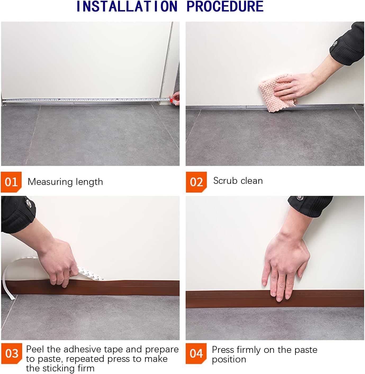 TAROSE Weather Stripping, 16.5 Feet Silicone Door Seal Strip, White, 35mm