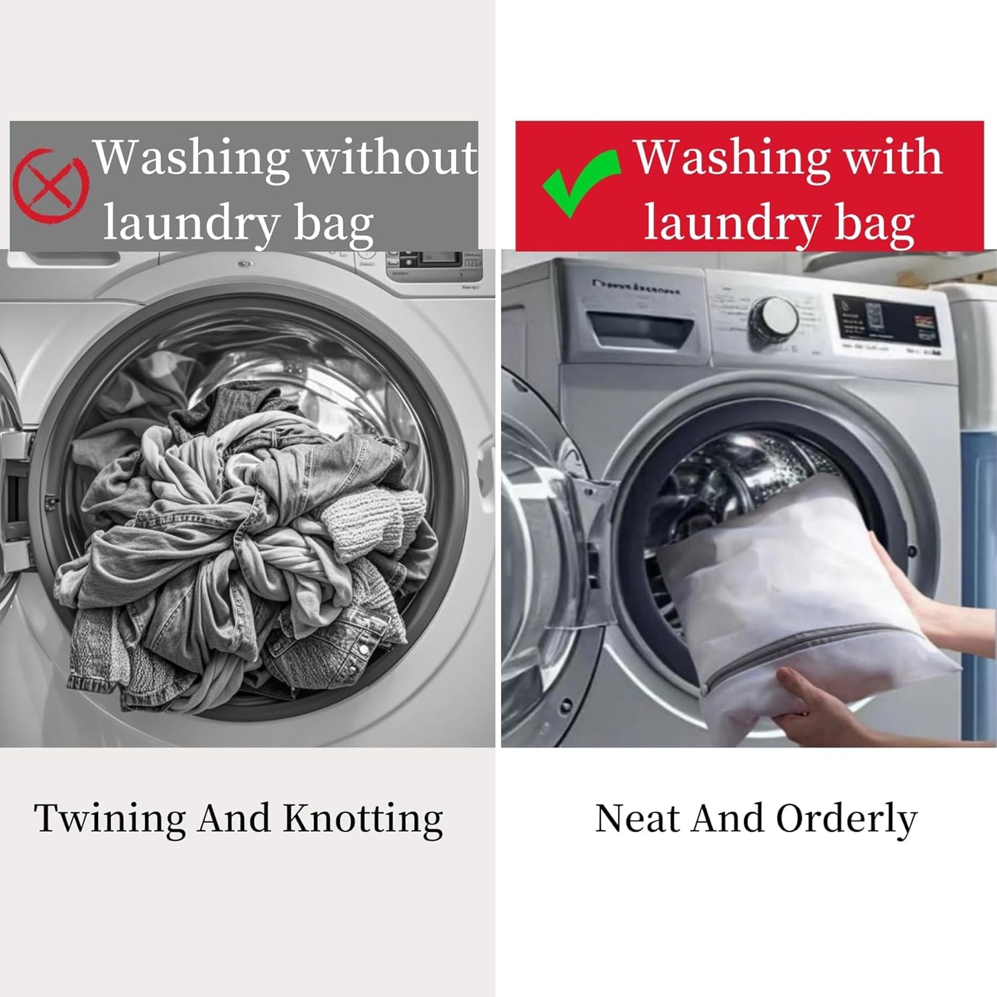 Lingerie Bags for Washing Delicates Pack Of 3 L/M/S Laundry Bags Mesh Wash Bags for Bra Socks Underwear Baby Clothes Garment Bag for Washing Machine