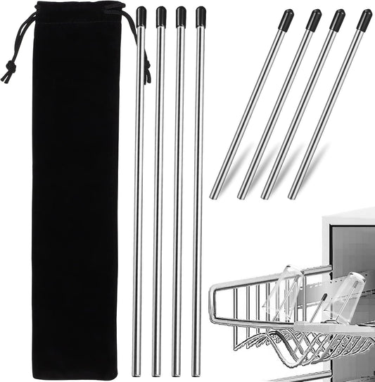 Bottles Bottles Bottles Bottle Holders Dishwasher 8pcs Dish Drying Rack Stainless Steel Insert Sticks Compatible for Soda Bottles Utensil Holder Utensil Holder Utensil Holder