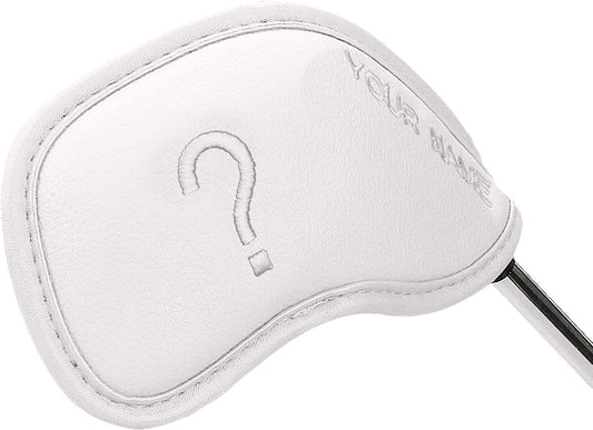 CRAFTSMAN GOLF 12pcs or 1pc Thick Synthetic Leather Golf Iron Head Covers Set Headcover Fit All Brands Callaway Ping Taylormade Cobra Etc. Also Custom Name