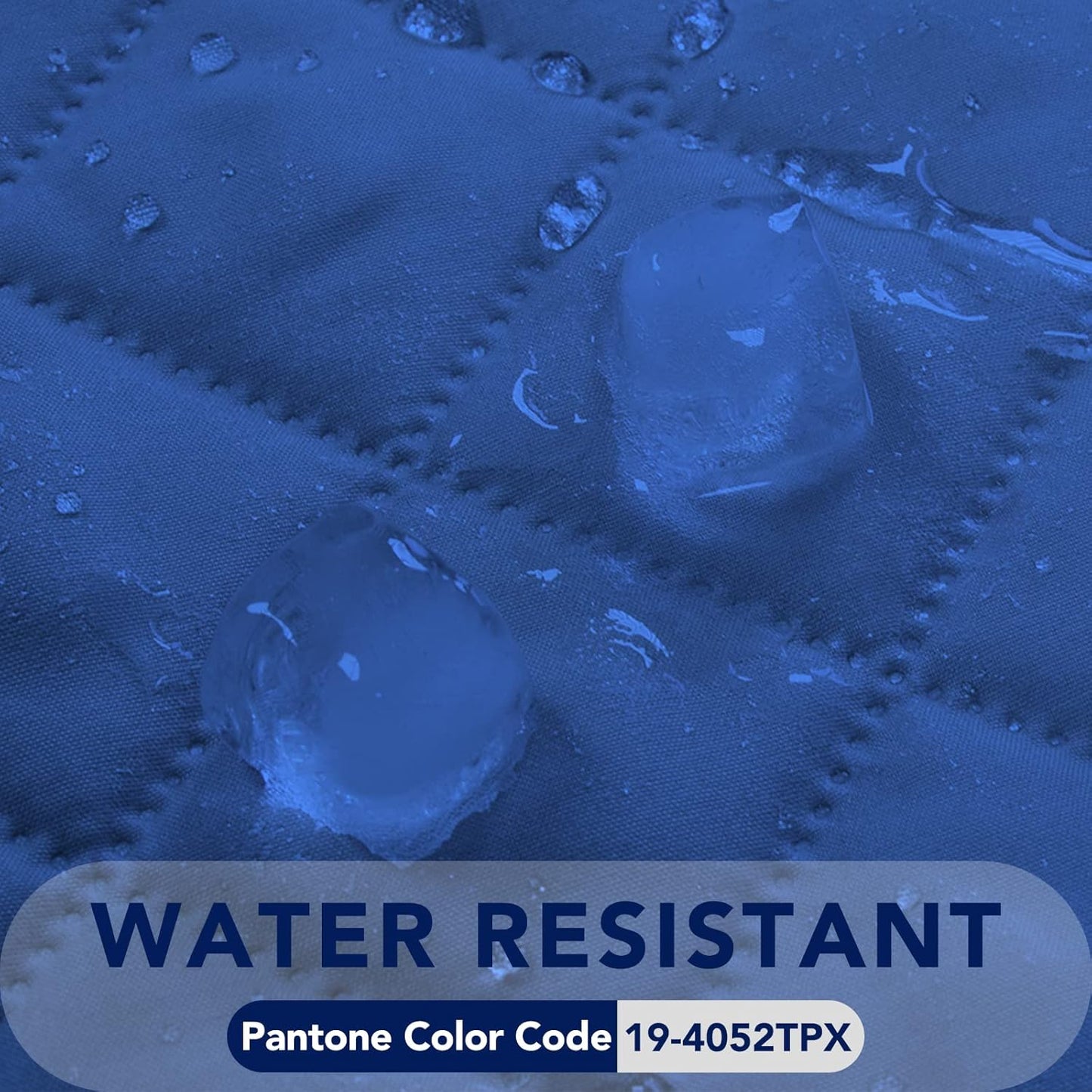 PureFit Reversible Quilted Sofa Cover, Water Resistant Slipcover Furniture Protector, Washable Couch Cover with Non Slip Foam and Elastic Straps for Kids, Pets (X Large, Classic Blue/Ivory)