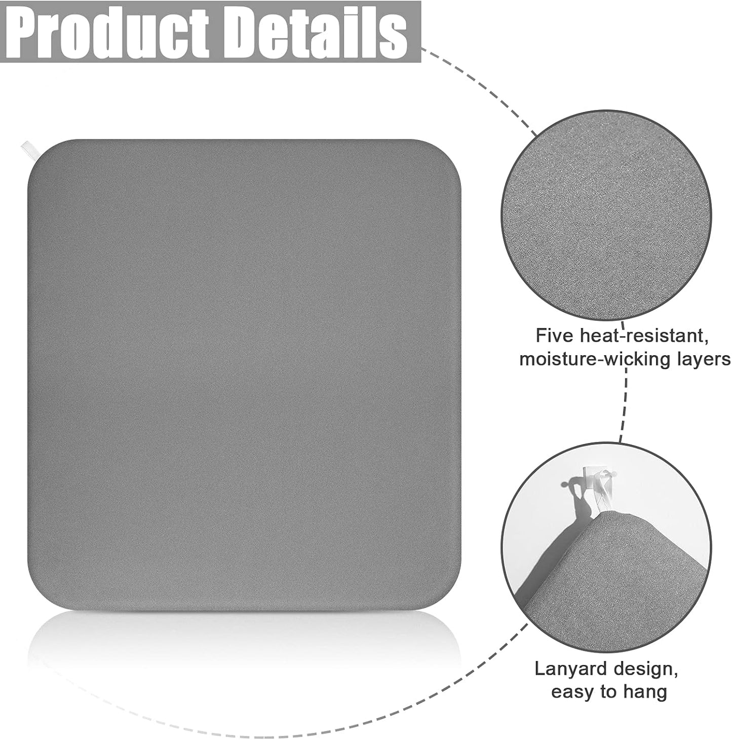 3 Pcs Heat Press Mats Compatible with Easypress 2 / Easypress Easy Press Mat Protective Resistant Double Sides Applicable Ironing Insulation for HTV Iron on Projects(Solid Pattern)