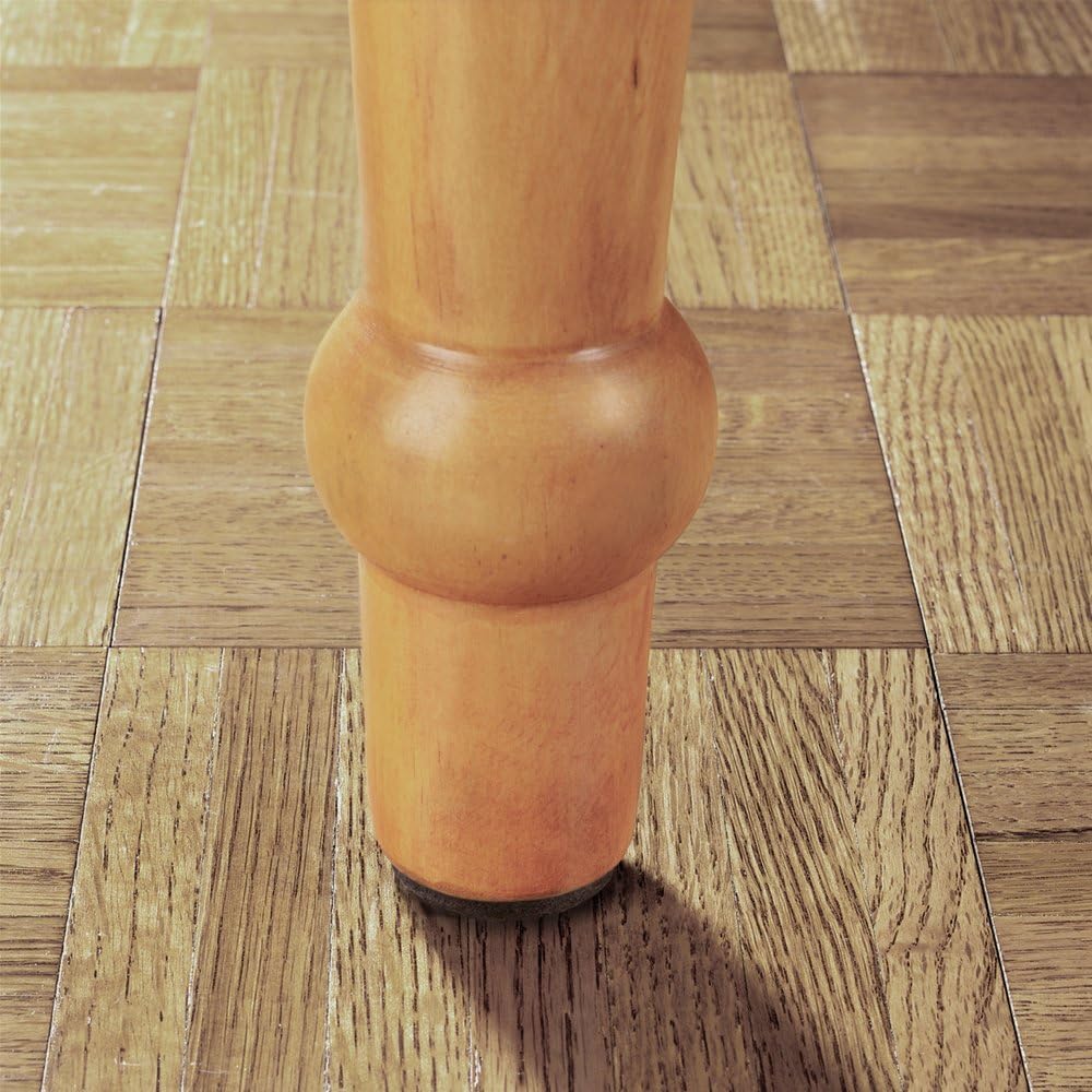 SOFTTOUCH 4723295N Heavy Duty 2 Inch Felt Furniture Pads to Protect Hardwood Floors from Scratches, Brown, 6 Count